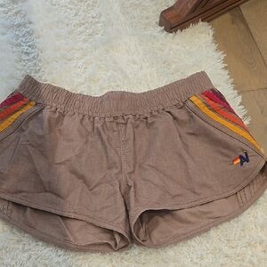 Aviator Nation Brown Shorts